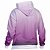 Moletom Degrade Roxo Branco - Imagem 2