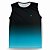 Regata Fitness Masculina Preto Azul - Imagem 1
