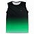 Regata Masculina Fitness Preto Verde - Imagem 1