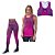 Conjunto Camiseta Regata Feminina Top Fitness Calça Legging Efect - Imagem 1