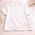 T SHIRT CROPPED DETALHE DE RENDA NA BARRA G/GG - Imagem 3