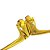 Manete De Freio (Par) Dia-Compe Dourado Caloi Cruiser 22,2mm - Imagem 2