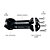 Mesa Avanço Carbono MTB Toseek 28,6mm x 31,8mm x 80mm - Imagem 3