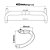 Guidão ZXB-TWO Fibra de Carbono 400mm Speed Road Bike Toseek - Imagem 5