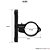 Adaptador para Suporte Preto de Garrafa/Caramanhola no Guidão Bike Bicicleta - Imagem 2