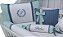 kit berço personalizado menino branco, verde claro e jeans - Imagem 1