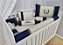 kit berço personalizado cinza, azul marinho - Imagem 3