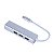 Hub USB tipo C / Type C para 3 USB 3.0 + RJ45 1000 MBPS  HC-4RJ Vinik - Imagem 2