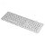 Teclado USB multimídia  Dynamic Circle ABNT2 teclas redondas cabo USB 1.8m  branco DC110B Vinik - Imagem 1