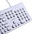 Teclado USB multimídia  Dynamic Circle ABNT2 teclas redondas cabo USB 1.8m  branco DC110B Vinik - Imagem 2
