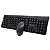 Kit Teclado + Mouse Sem Fio K-W80BK Preto C3Tech - Imagem 2