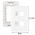 Conjunto Placa 4x2 Com 2 Postos Horiz Branco Com Suporte B3 PA019431 Margirius - Imagem 2