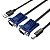 Cabo KVM USB AB + VGA 1.5 Metro Para Chaveador KVM 28119377 COMTAC - Imagem 2