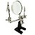 Lupa com Suporte e Pinça Hikari HL-S10 (HLS-10) 21B007 Aumento 3x Lente 60mm - Imagem 1