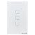 Interruptor Touch Smart Wi-Fi Intelbras 4850017 EWS 1003 3 Teclas Branco - Imagem 1