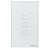 Interruptor Touch Smart Wi-Fi Intelbras MIS 1003 3 4850057 Teclas Branco App Mibo Smart - Imagem 1