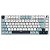Teclado Mecânico PCYes Arkeum 75% Summit Edition Switch Blue AKSM75BBR - Imagem 1