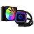 Water Cooler PCYes Tundra Black Vulcan ARGB 120mm WCTBK120 - Imagem 1