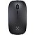 Mouse Sem Fio Recarregável Fortrek MS14 Slim Tri-Mode (2,4GHz/Bluetooth/Cabo) Preto com Bateria 500mAh - Imagem 1