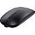 Mouse Sem Fio Recarregável Fortrek MS14 Slim Tri-Mode (2,4GHz/Bluetooth/Cabo) Preto com Bateria 500mAh - Imagem 2
