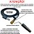 12 Metros de Mangueira Trama de Aço + Registro c/ Engate Rápido + Bico Curto para Lavadoras de Alta Pressão Karcher HD 585 - Imagem 2