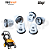Kit 6 Válvulas Sucção/Pressão para Lavadora Wap L Profi 2000 - FW007268 - Imagem 2