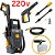 Kit Lavadora de Alta Pressão 1400W 1500PSI WAP WL 1820 + Snow Foam Canhão de Espuma - Imagem 2