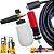 15 Metros Mangueira Com Registro Engate Rápido + Bico Variador + Snow Foam Profissional Para Lavadoras Wap Bravo, 4100, Premium - Imagem 1