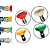 KIT 4 BICOS COLORIDOS DE ENGATE RÁPIDO PARA LAVADORAS DE ALTA PRESSÃO - Imagem 1