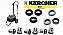 Kit Reparos com Válvulas Gaxetas Para Lavadora Karcher HD 585 Originais - Imagem 2