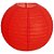 Luminária Japonesa Redonda Vermelha 40 cm - Imagem 1