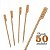 Espeto de Bambu decorado Ideograma 9 cm com 50 unidades - Imagem 1