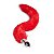 Plug Anal - Rabão de Raposa Vermelho 40cm - Imagem 1