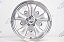 Roda Raw Classics 5 Spoke Prata Diamantada Aro 15 / 5 Furos (5x205) - Imagem 1