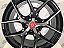 Jogo De Rodas Gisa Wheels YA9550 Preto Diamantado 5x112 - 20x9,5 - Imagem 2