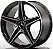 Roda Raw Mercedes C250 AMG Preta Diamantada Aro 18x8 / 5 Furos (5x112) - Imagem 4