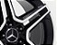 Roda Raw Mercedes C300 Sport Preta Diamantada Aro 18x8 / 5 Furos (5x112) - Imagem 6
