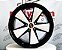 Jogo de Roda Porsche 911 Preto e Branca 5x130 - 20x8,5 e 21x11,5 Offset 50 e 60 - Imagem 1
