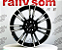 Jogo de Roda RS aplicação Bmw M5 Preto Diamantado 5x112 - 19x8,5 Offset 28 - Imagem 1
