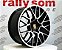 Jogo de Roda Porsche Mod/ Macan P/ Boxster Preto Diamantado 5x130 - 19x8,5 e 19x9,5 Offset 50 e 46 - Imagem 2