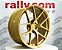 Jogo de Roda Gisa Wheels FFT6035 Forged Dourado Escovado 5x120 - 20x9,5 e 20x11 Offset 20 e 35 - Imagem 2