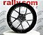 Jogo de Roda Gisa Whells FT005 Forged 2 Peças Grafite Borda Preta 5x112 - 20X9,5 e 21x11 Offset 15 e 12 - Imagem 1