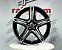 Jogo de Roda Mercedes GLE Preta Diamantada 5x112 - 22x9,5 e 22x11,5 Offset 45 e 47 - Imagem 1