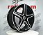 Jogo de Roda Mercedes GLE Preta Diamantada 5x112 - 22x9,5 e 22x11,5 Offset 45 e 47 - Imagem 2