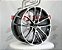 Jogo de Roda Gisa FFT6401 Forged Preta Borda Diamantada 5x130 - 22x9,5 e 22x11,5 Offset 55 e 60 - Imagem 2
