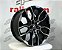 Jogo de Roda Bmw X-7 Preto Borda DIamantada 5x112 - 22x9,5 e 22x10,5 Offset 33 e 40 (Nv) - Imagem 2