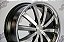 Jogo de Roda Ace Alloy Executive Preto Diamantado Borda Polida Blank - 19x8,5 Offset 20 (Nv) - Imagem 2