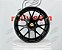 Jogo de Roda Ferrari Preta Borda de Carbono Blank - 21x9 e 22x12 Offset 35 a 48 (Nv) - Imagem 1