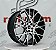 Jogo de Roda Audi Rs3 Preto Diamantada 5x112 - 20x9 Offset 25 (Nv) - Imagem 2