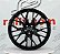 Jogo de Roda Audi Q8 Preto Brilhante Diamantado 5x112 - 21x9 Offset 25  (Nv) - Imagem 2